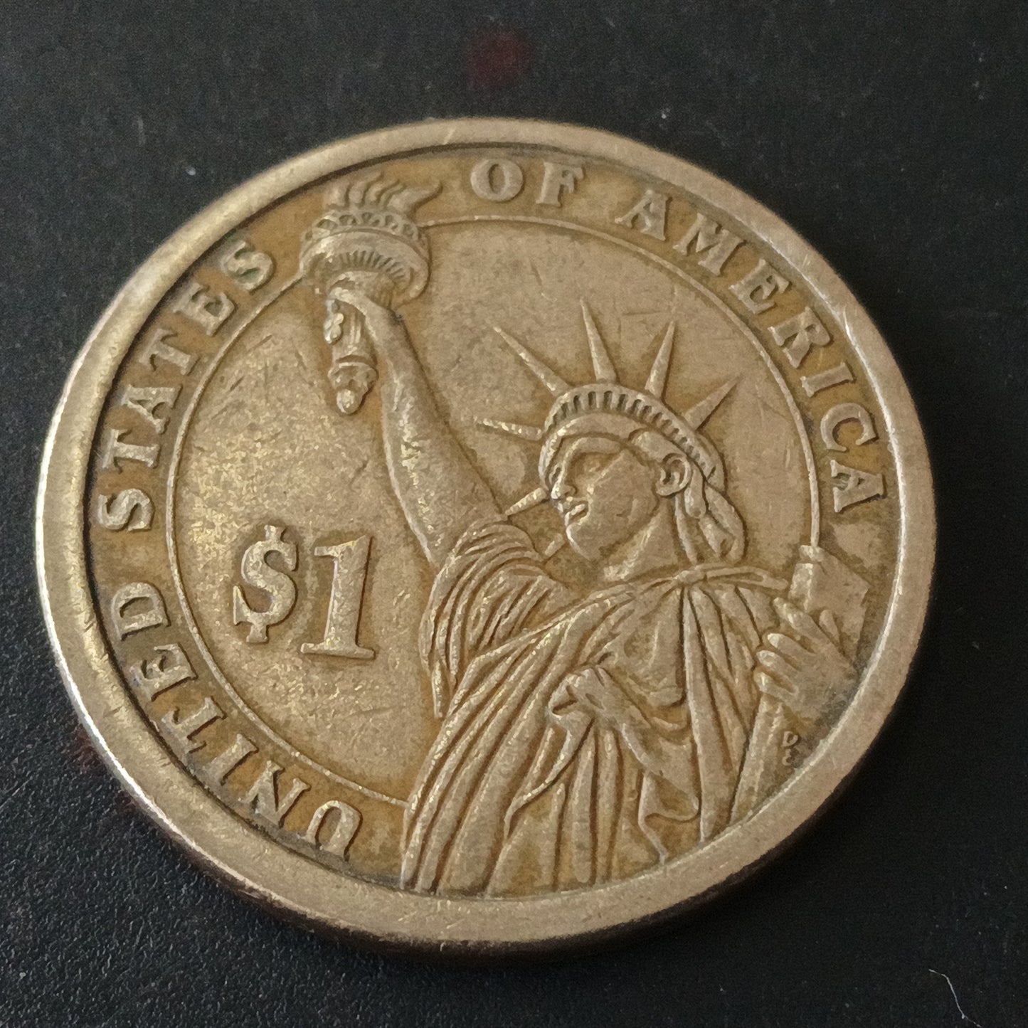 1 Dollar (George Washington - 1st President - 1789-1797) - U.S.A  Presidential $1 Coin Program