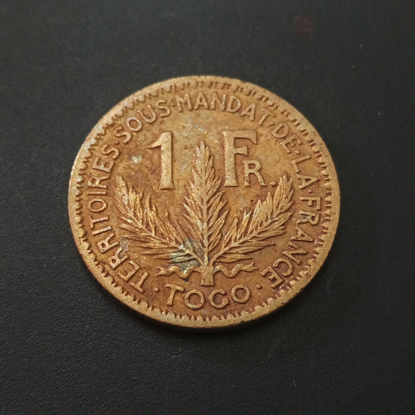 1 Franc 1924 - Togo (Ref : 120802)