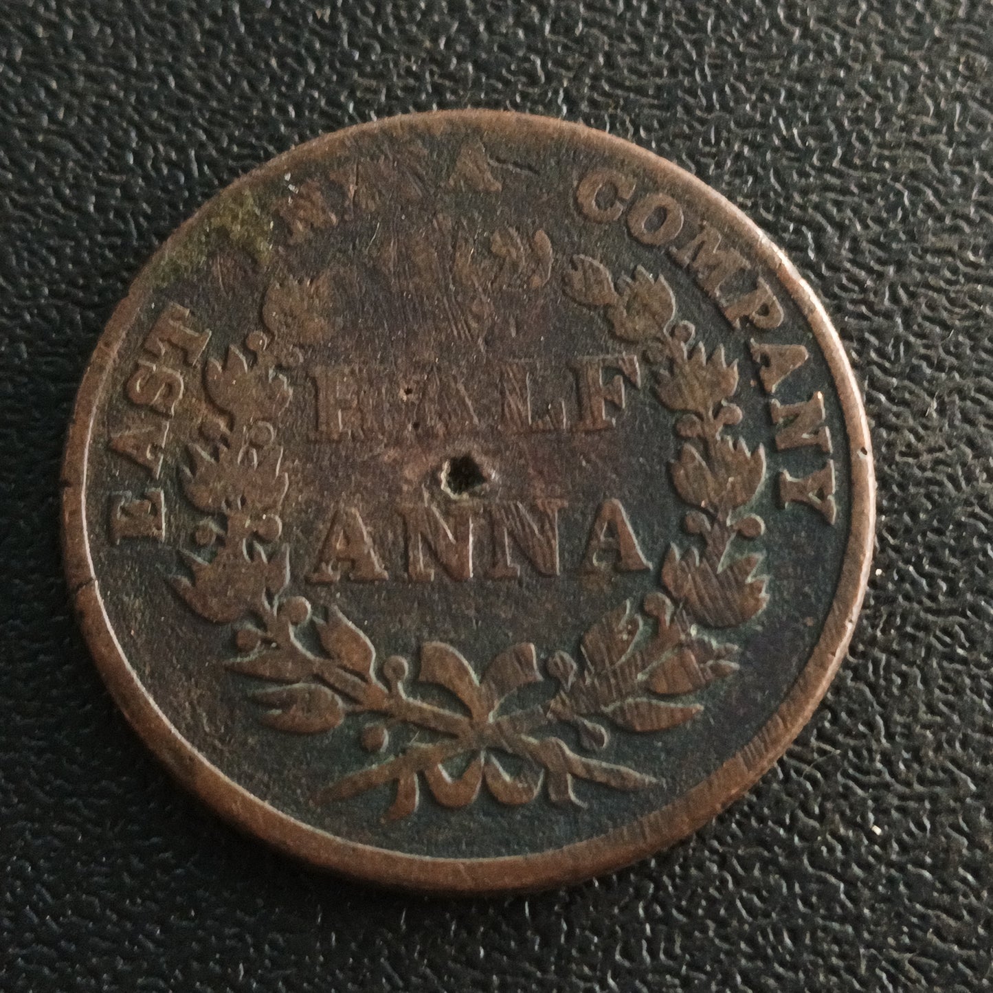1/2 Anna 1835 East India Companyt - (Ref : AUC0714)