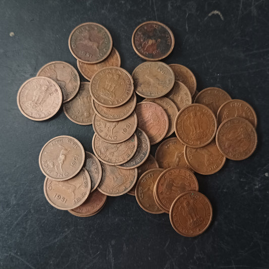 Lot of 35 Coins - 1 Pice Horse - Mix Years & Mint (Ref : AUC1453)