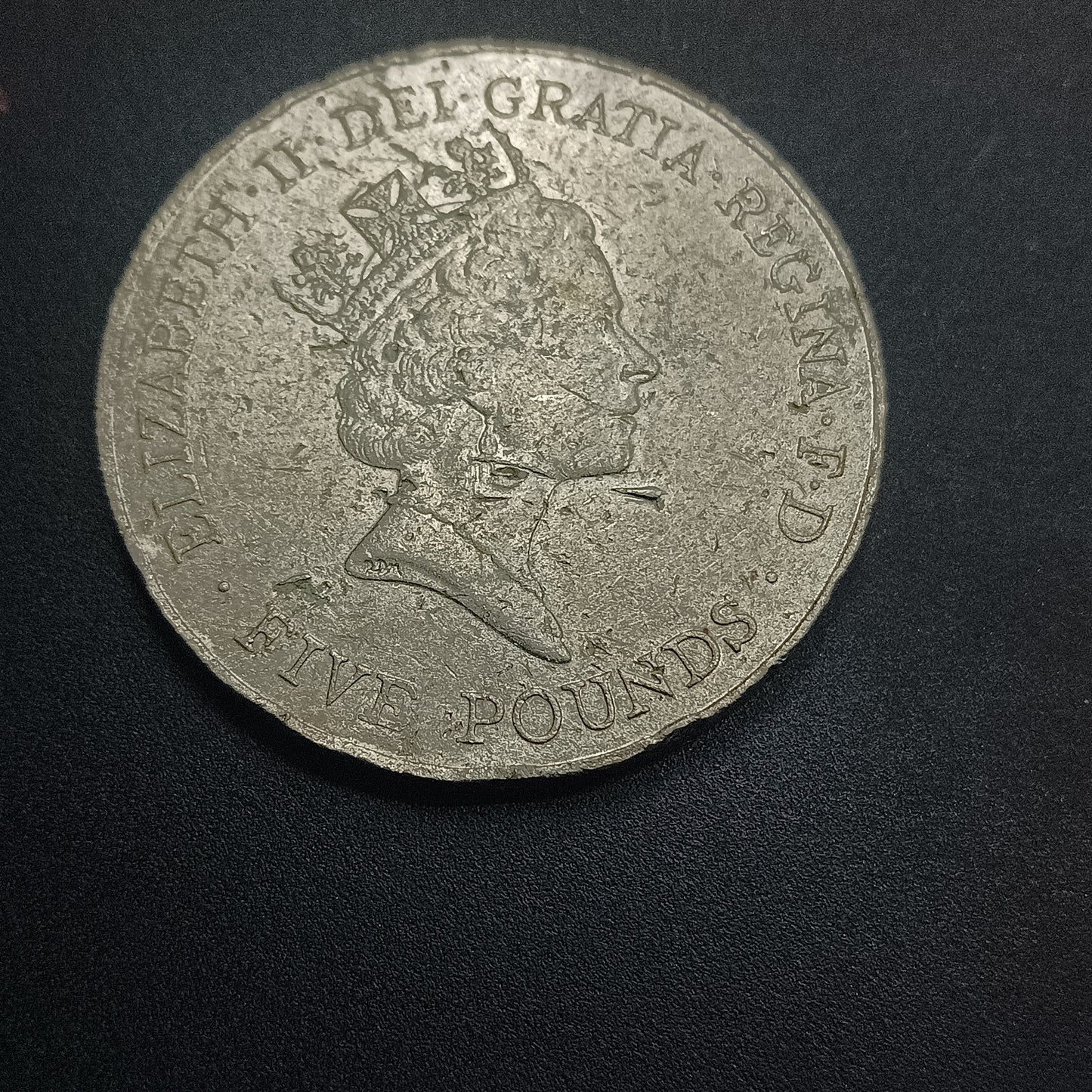 5 Pounds 1996 - 70th anniversary of the birth of Queen Elizabeth II - United Kingdom (Ref: AUC1705)