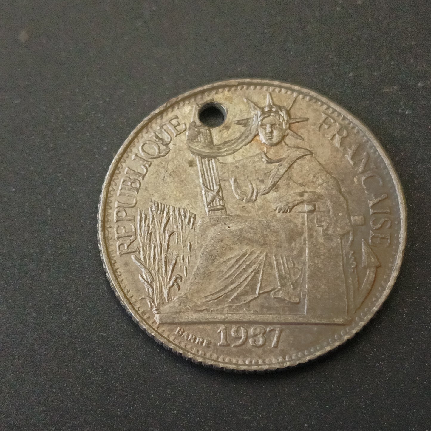 10 Cents (Pattern) Copper Nickel 1937 - French Indochina (Ref : AUC1413)