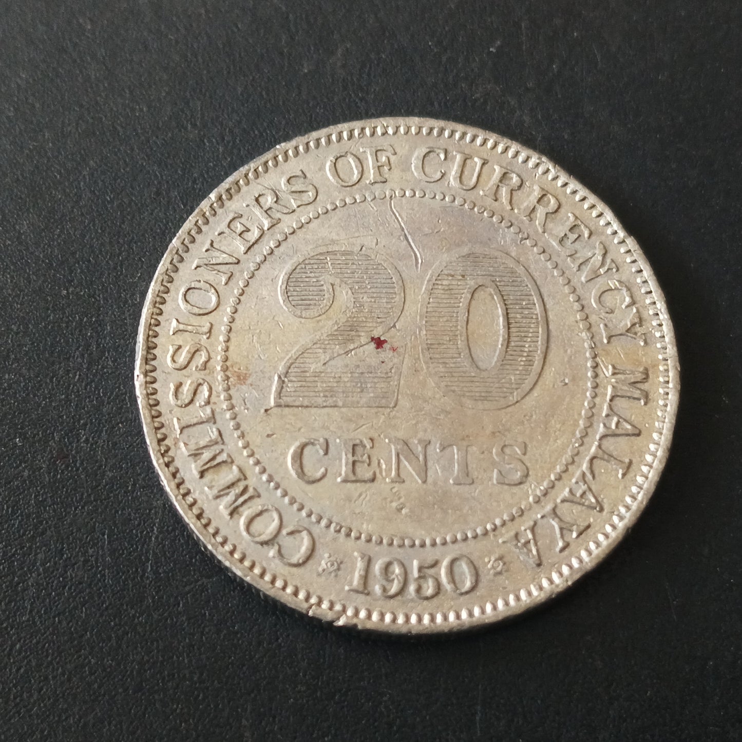 20 Cents 1950 George Vi - Malaya (Ref: AUC1884)