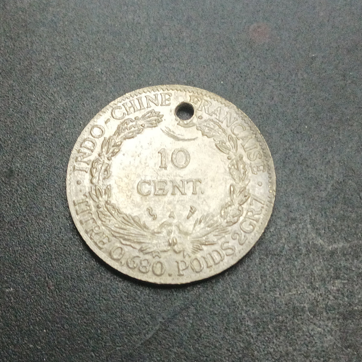 10 Cents 1937 - French Indochina  - (Ref : AUC1956)