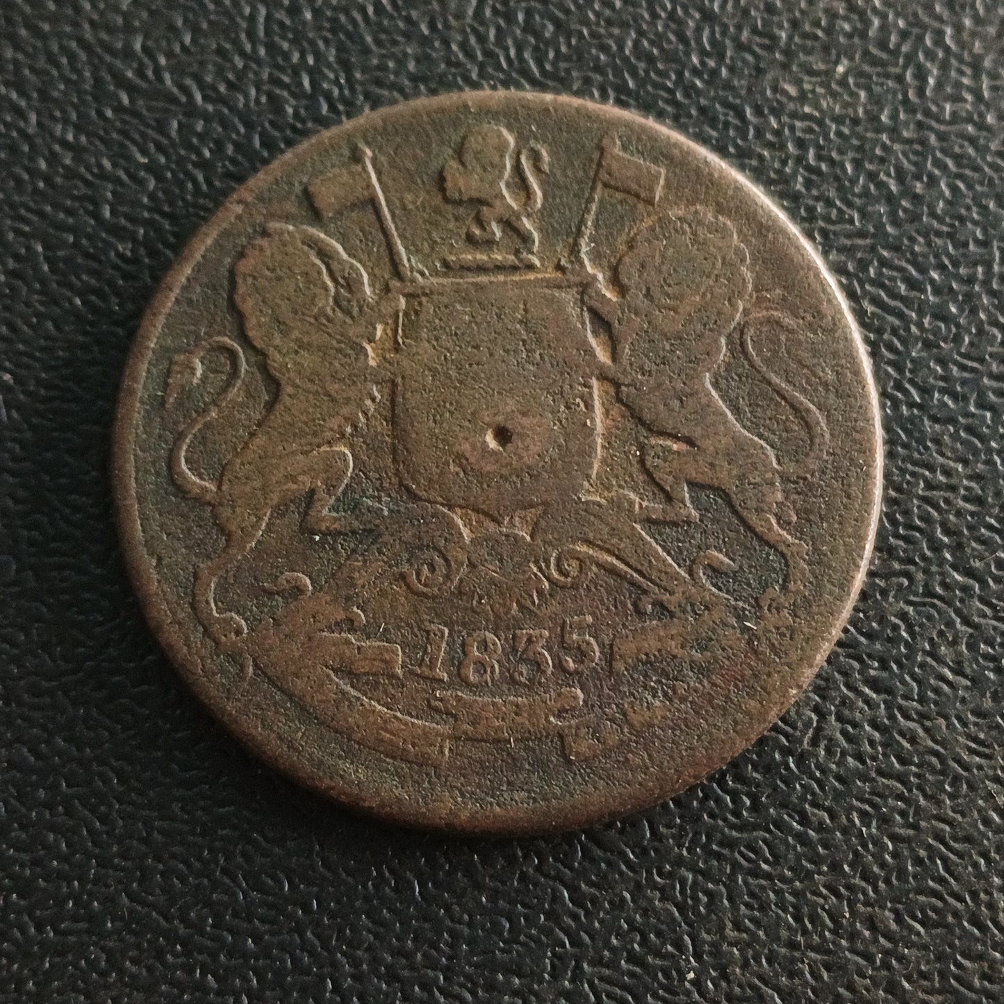 1/2 Anna 1835 East India Companyt - (Ref : AUC0714)