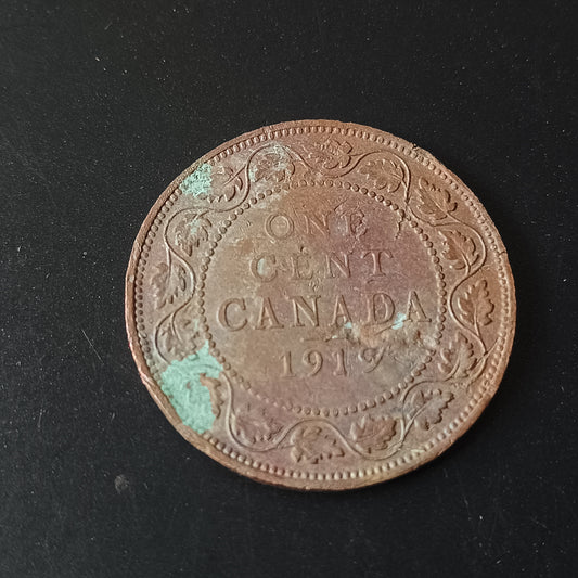 1 Cent 1919 - Canada (Ref: AUC1760)
