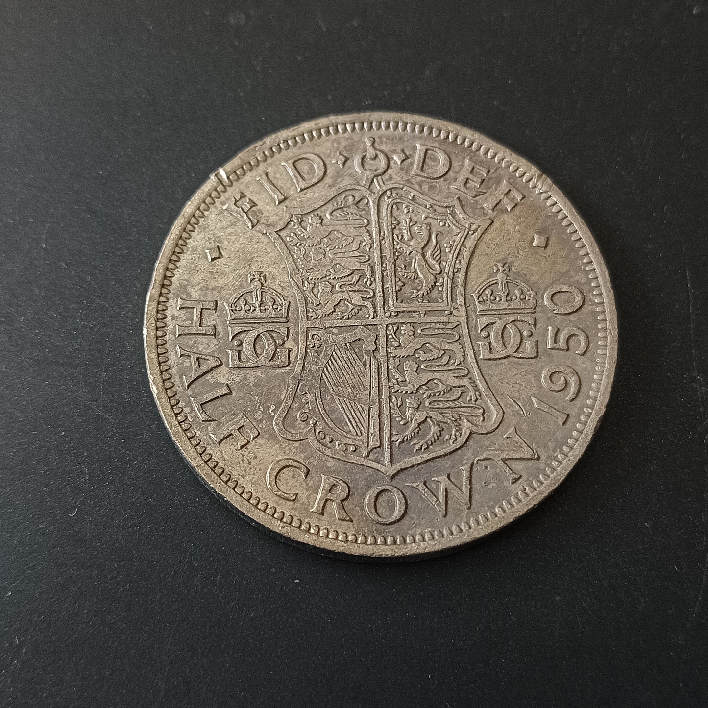 1/2 crown 1950 - George VI - United Kingdom ( Ref: AUC1685)