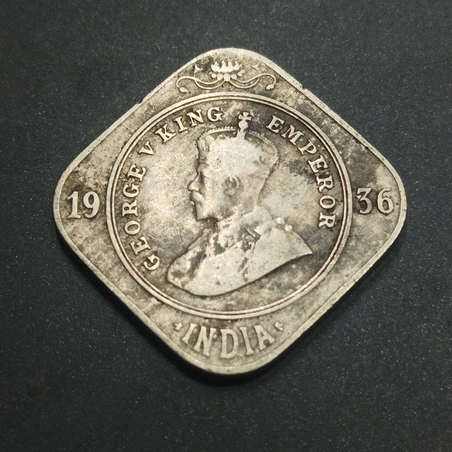 2 Anna 1936 Bombay George V (Ref: AUC1576)
