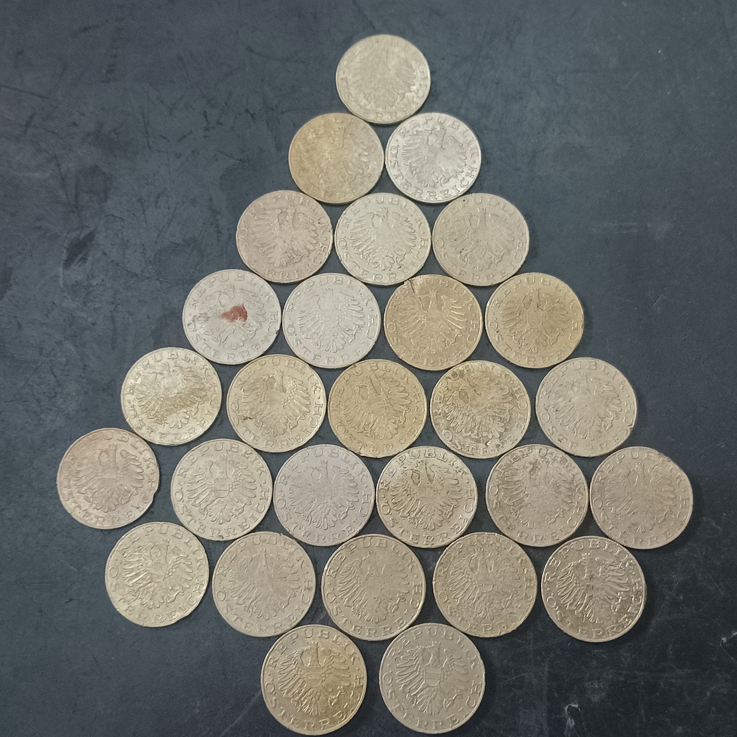 Lot of 28 Coins - 10 Schilling Austria Mixed Years