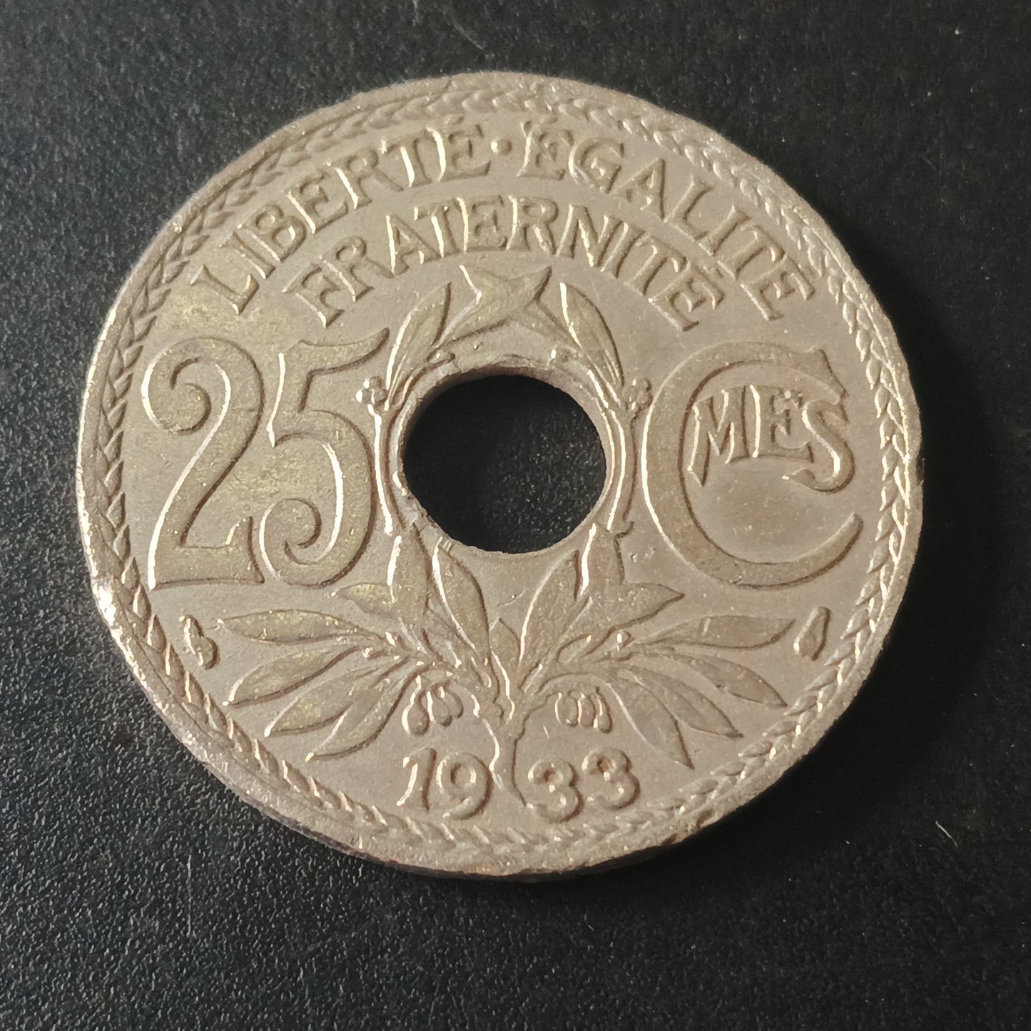 25 Centimes 1933 - France (Ref: AUC1826)