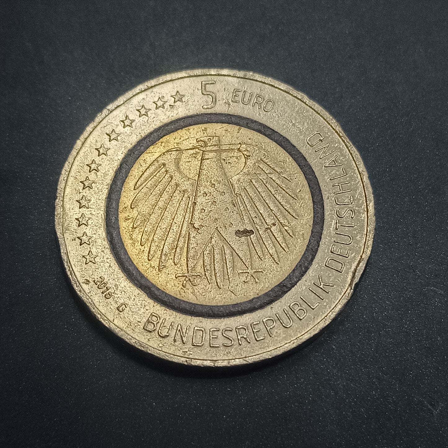 5 Euros 2016 (Planet Earth) Non Circulating COin - Germany ( Ref : AUC1815)