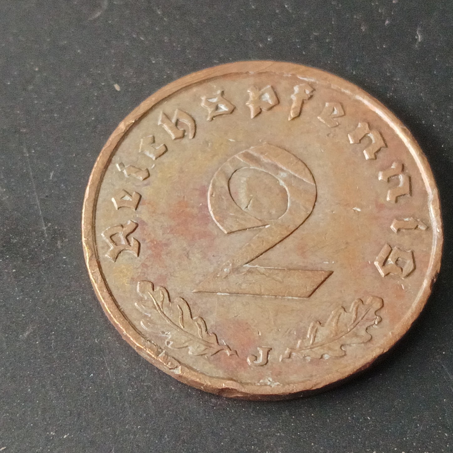 2 Reichspfennig 1938 J - Germany (Ref : AUC1430)