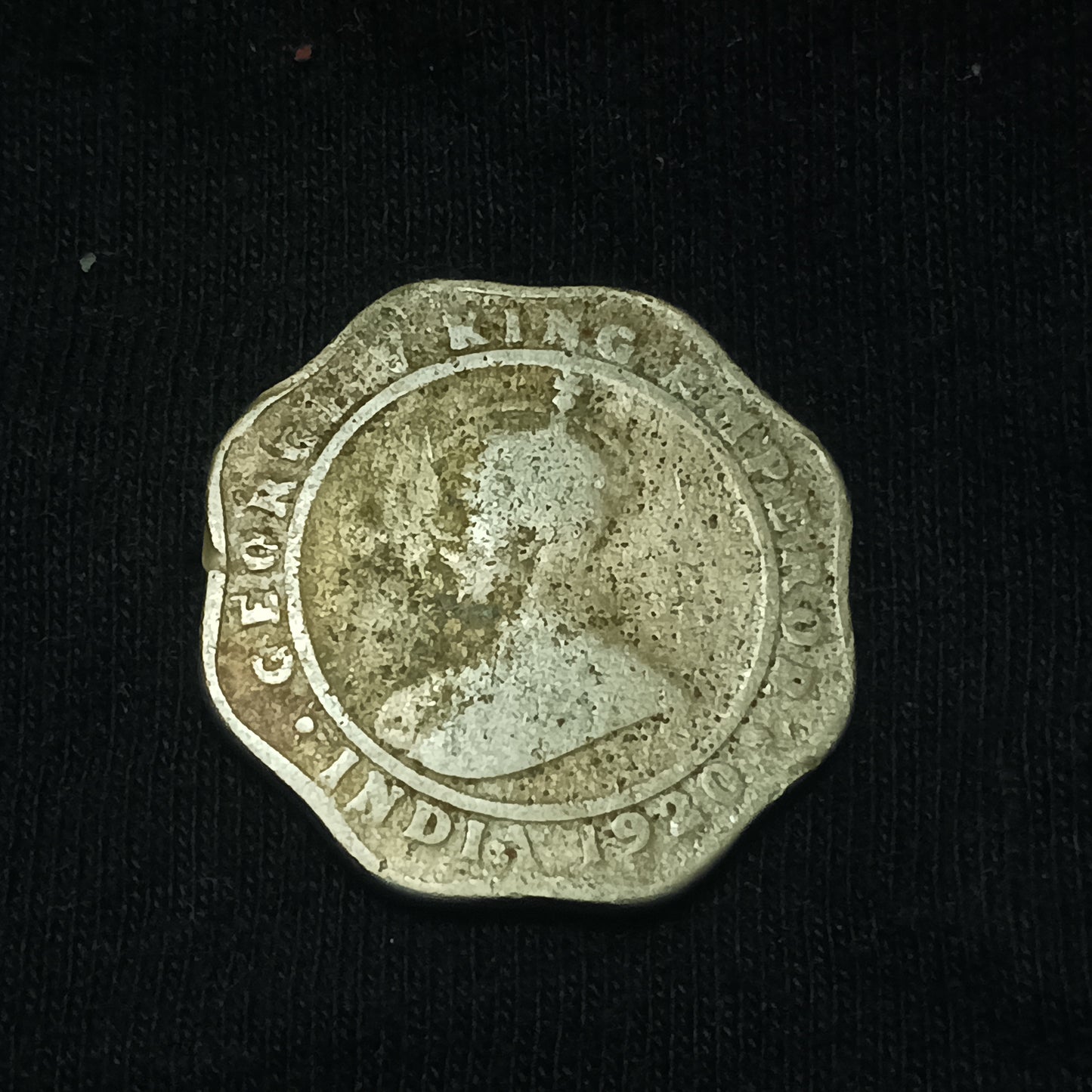 4 Anna 1920 Calcutta Scarce (Ref : 140615)