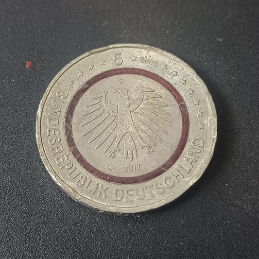 5 Euros 2017 G (Tropical Zone) - Germany (Ref: 310701)