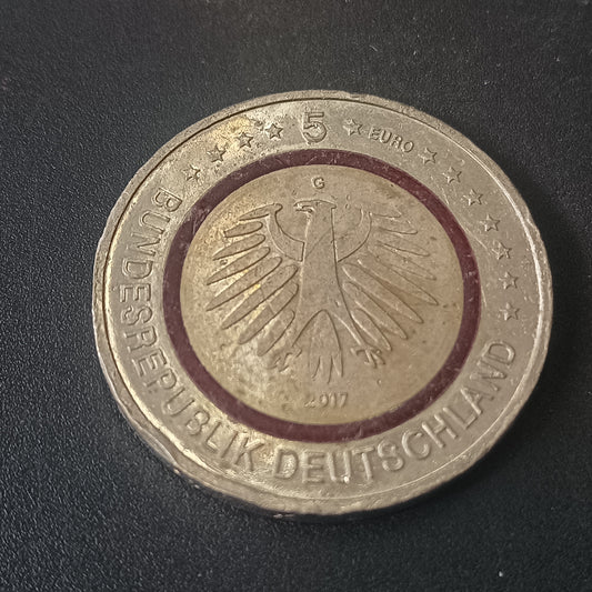 5 Euros 2017 G (Tropical Zone) - Germany (Ref: 310702)