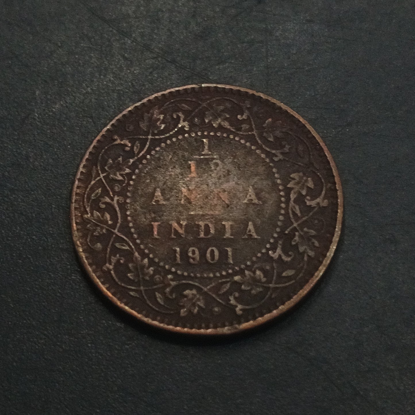 1/12 Anna 1901 Victoria Scarce (Ref : AUC1351)
