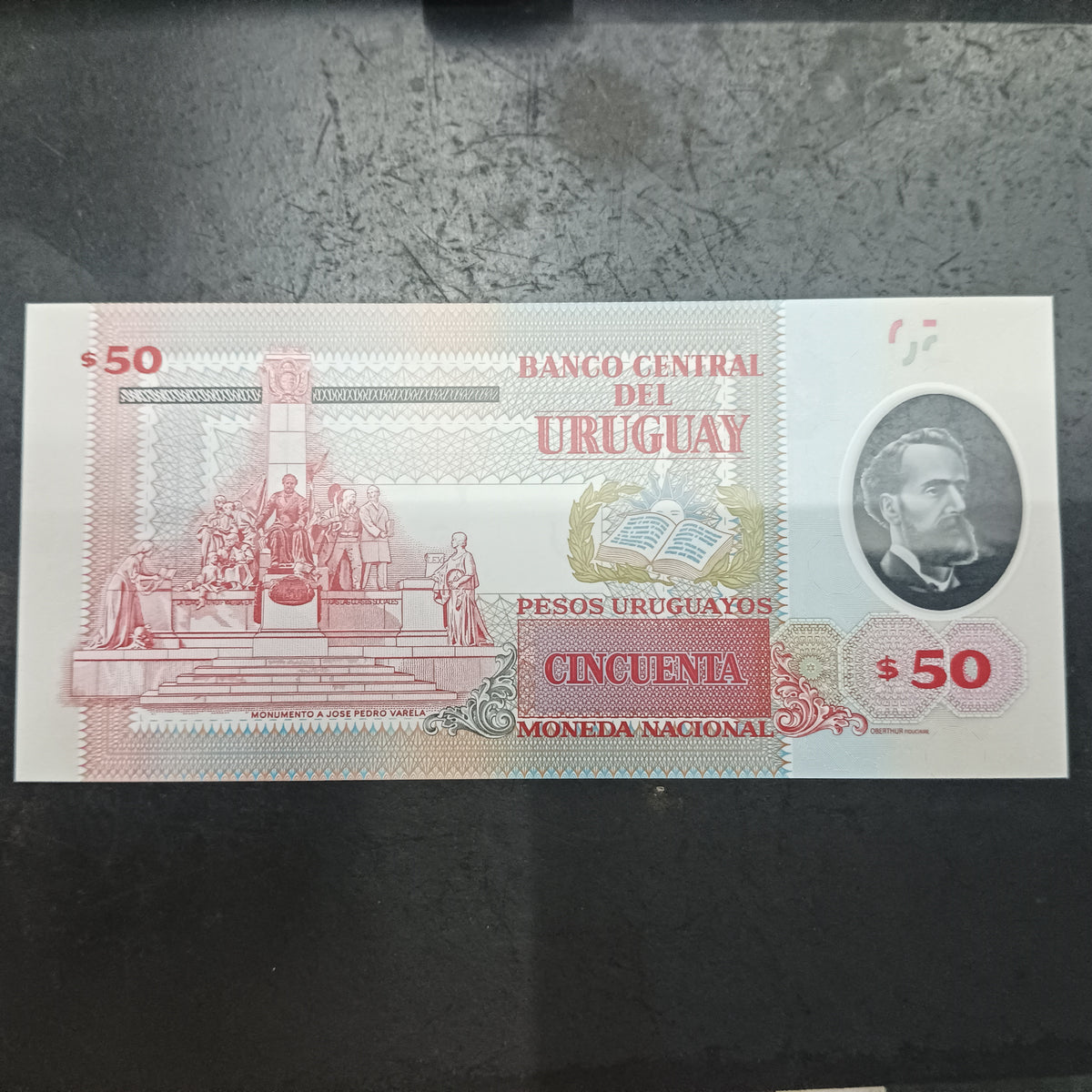 50 Pesos Uruguayos 2021 UNC Polymer - Uruguay