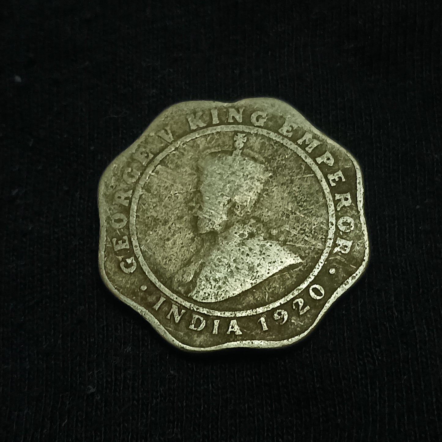 4 Anna 1920 Calcutta Scarce (Ref : 140623)