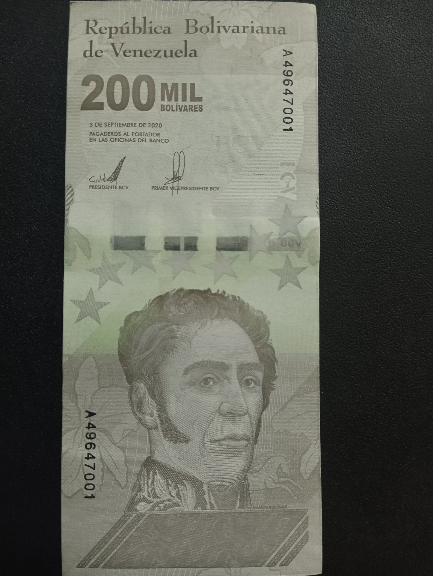 200000 Bolivares (200 Mil Bolivares) 2020 UNC - Venezuela