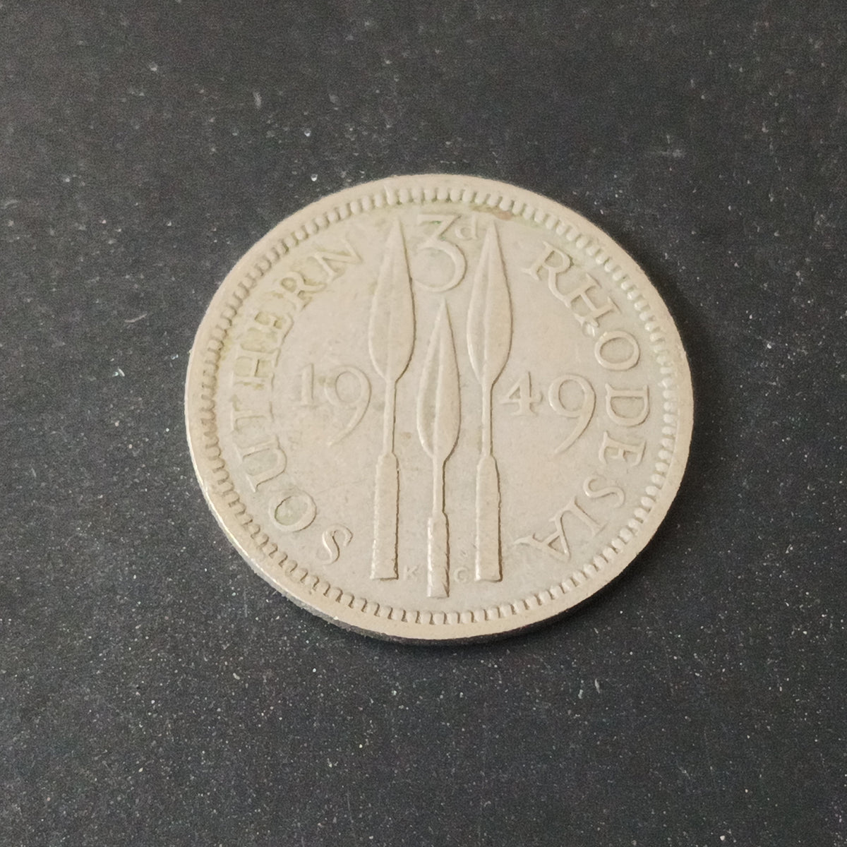 3 Pence 1949 - Southern Rhodesia (Ref: AUC2033)