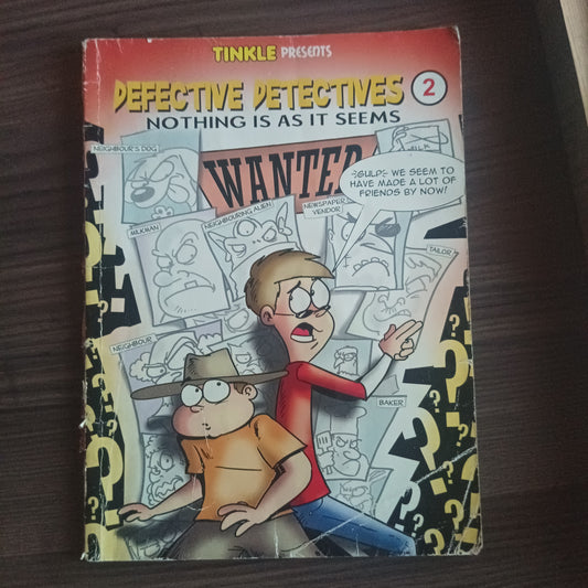 Tinkle Presents : Defective Detectives 2- (Preowned - Poor Condition)