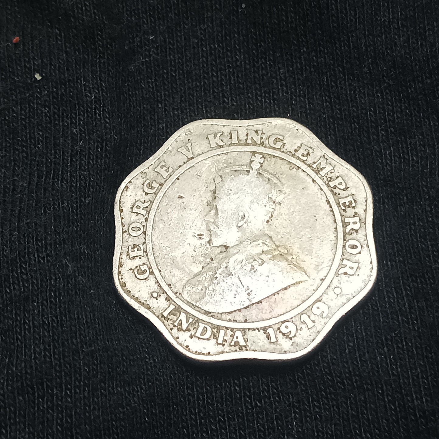 4 Anna 1919 Calcutta Scarce (Ref : 140618)