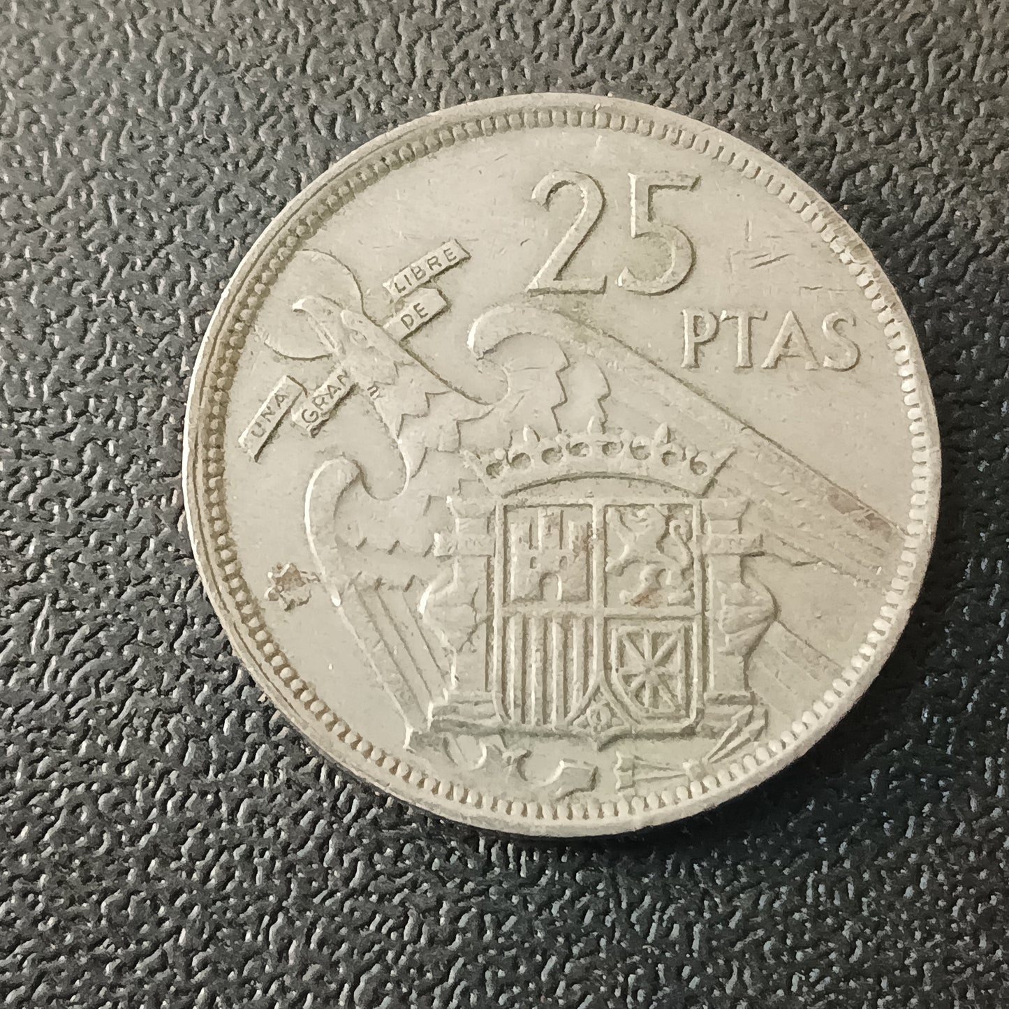 25 Pesetas 1957 - Francisco Franco - Spain