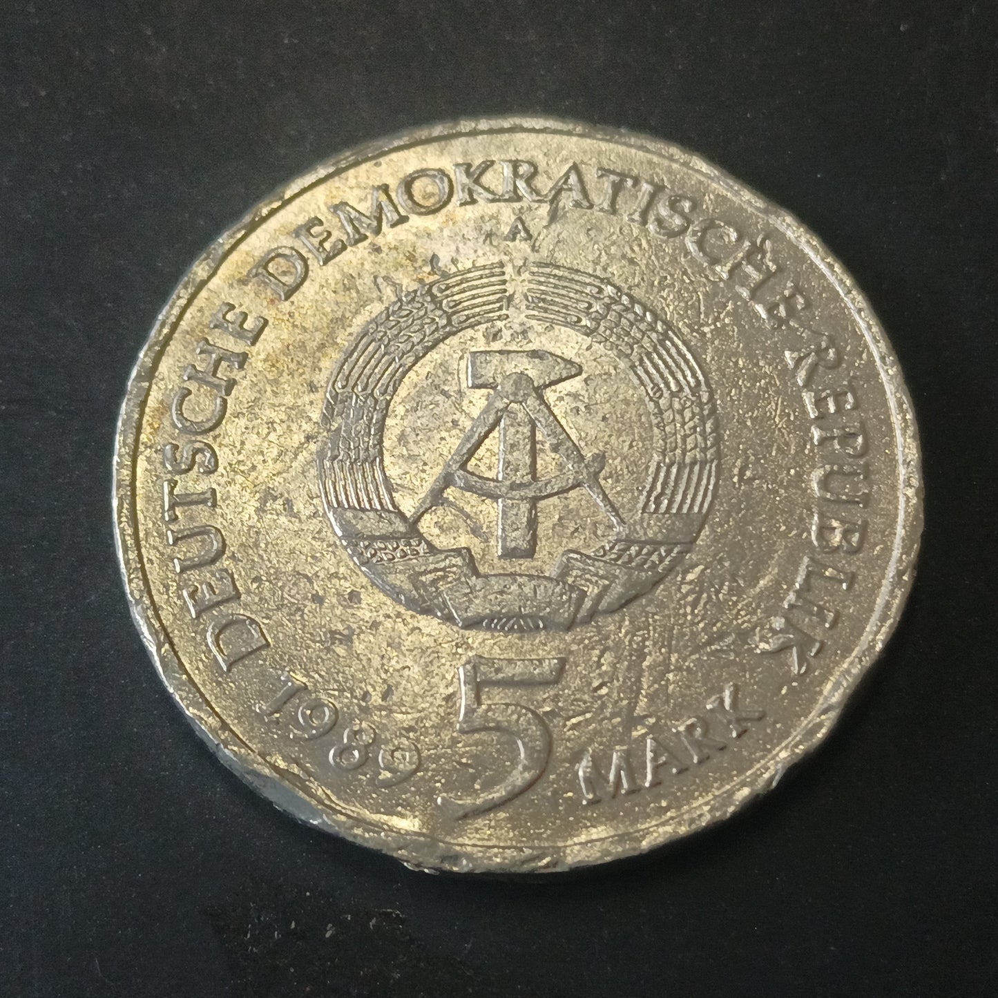 5 Mark 1989 (Marienkirche) - Germany (Ref: AUc1893)