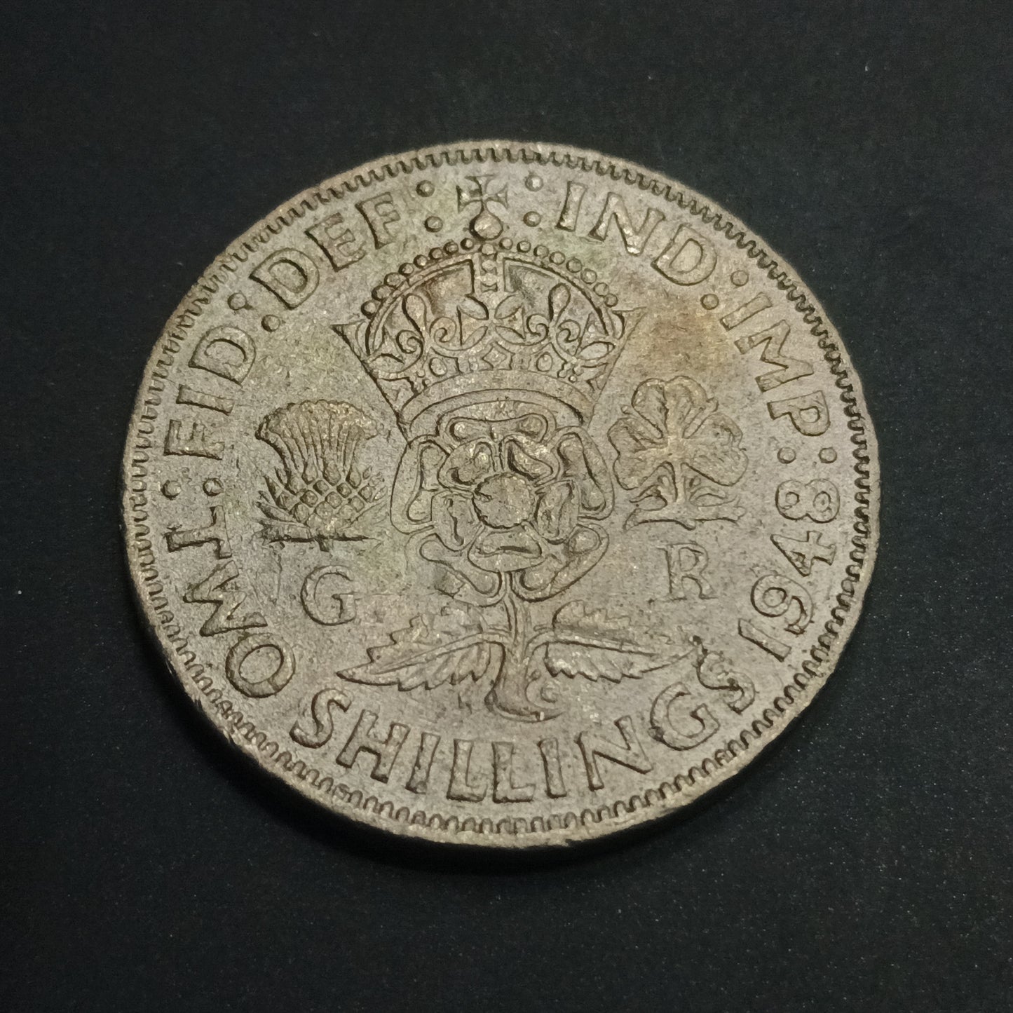 2 Shillings - George VI with 'IND:IMP' (1947-1948) - United Kingdom