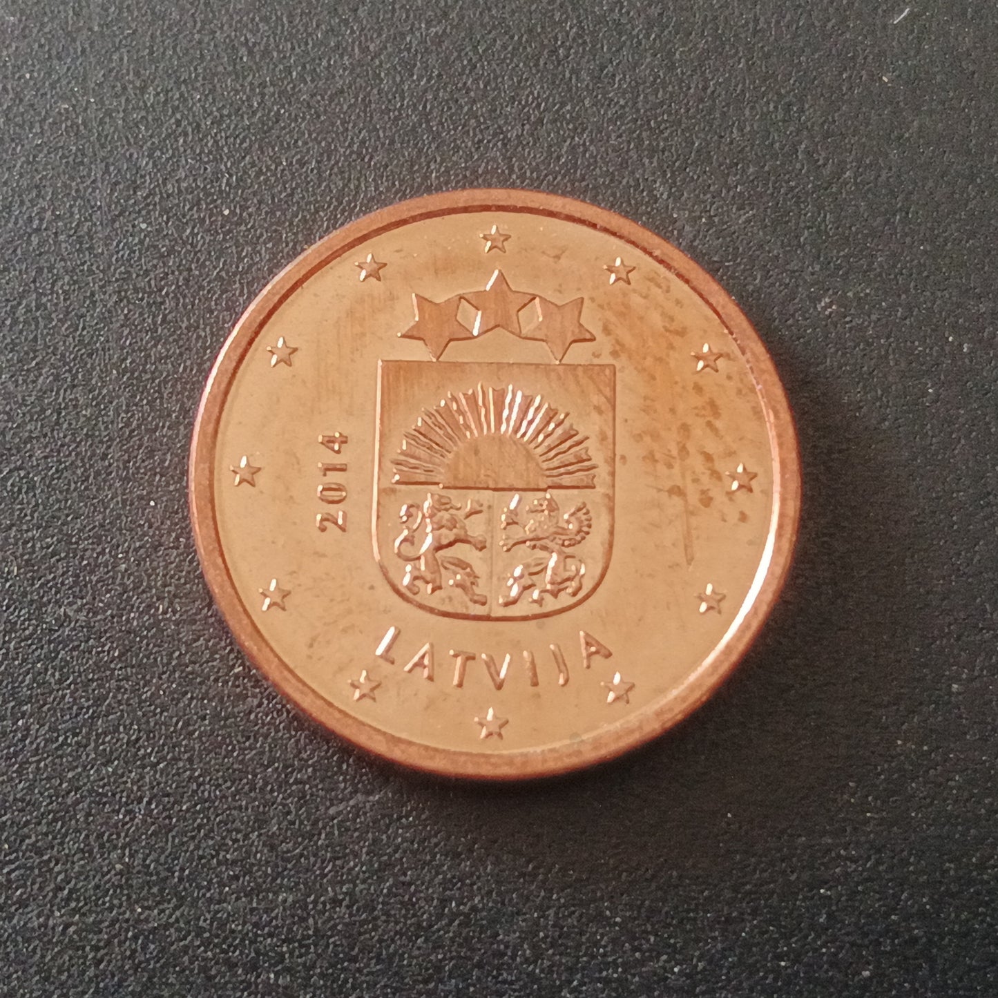 1 Euro Cent UNC - Latvia
