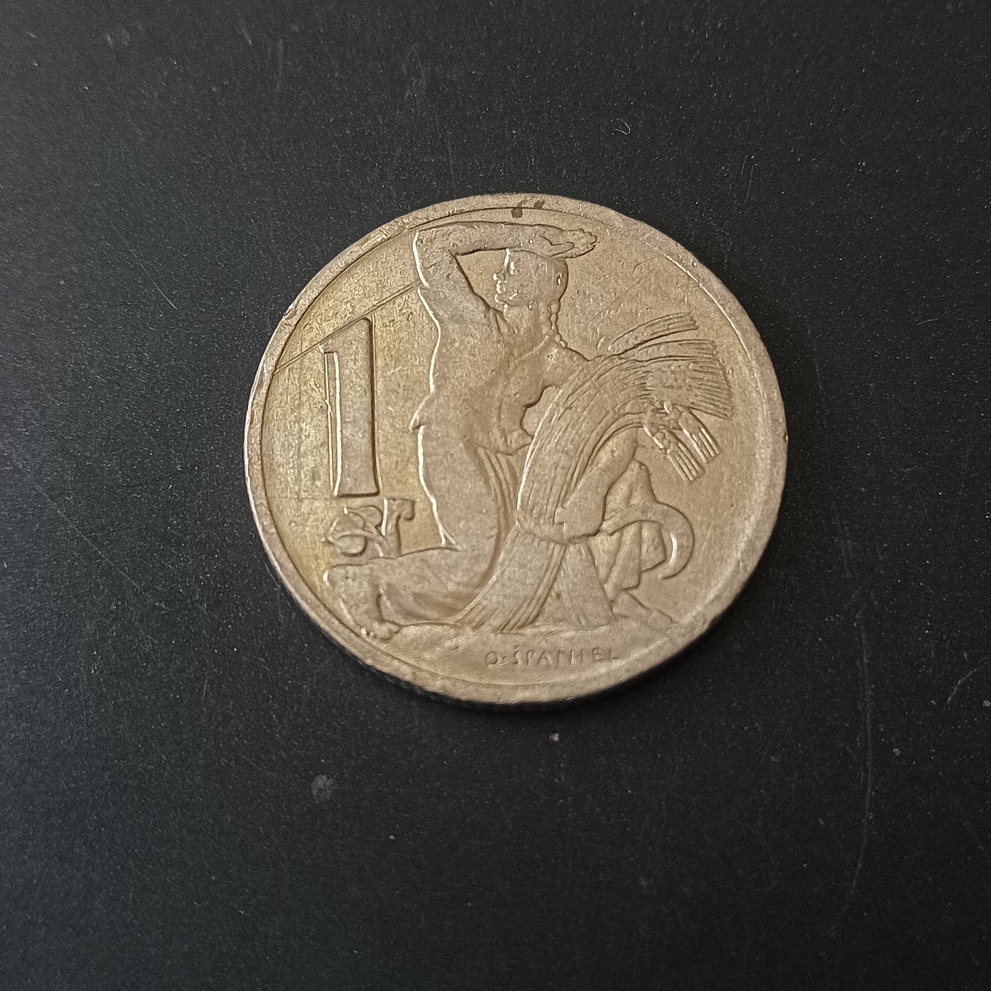 1 Korun 1922 - Czechoslovakia (Ref : AUC1681)