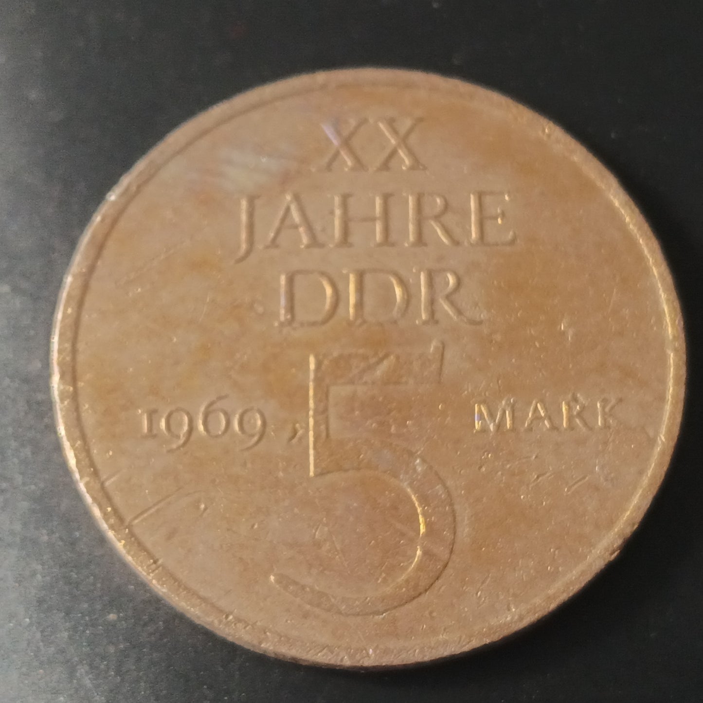 5 Mark 1969(20th Anniversary of the founding of the GDR 1949-1969) - Germany (Ref: AUC1828)