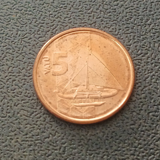 5 Vatu 2015 AUNC - Vanuatu