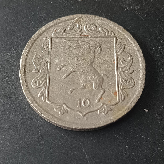 10 Pence 1984- Elizabeth II (Quincentery of the College of Arms) - Isle of Man