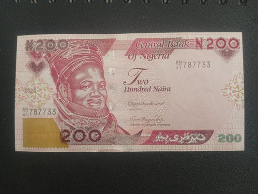 200 Naira 2024 UNC - Nigeria