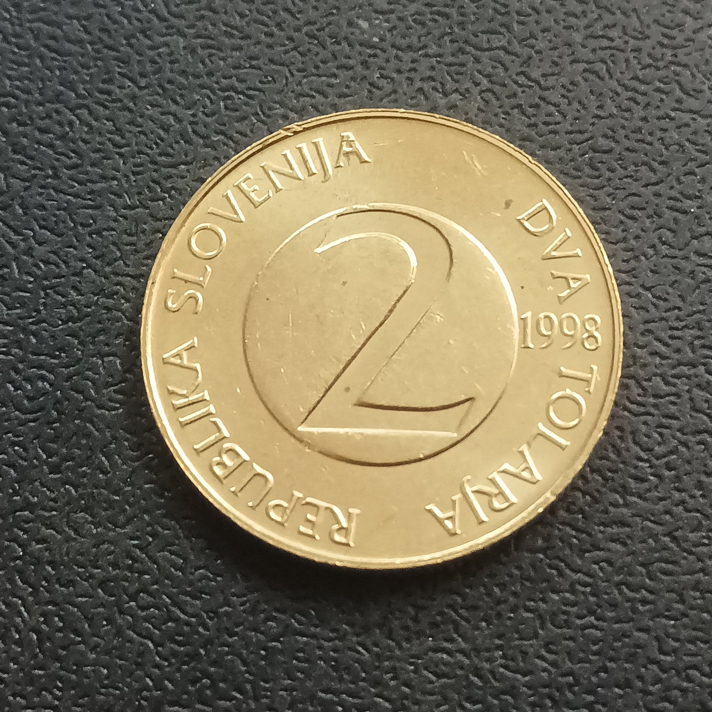 2 Tolarja 1998 AUNC - Slovenia