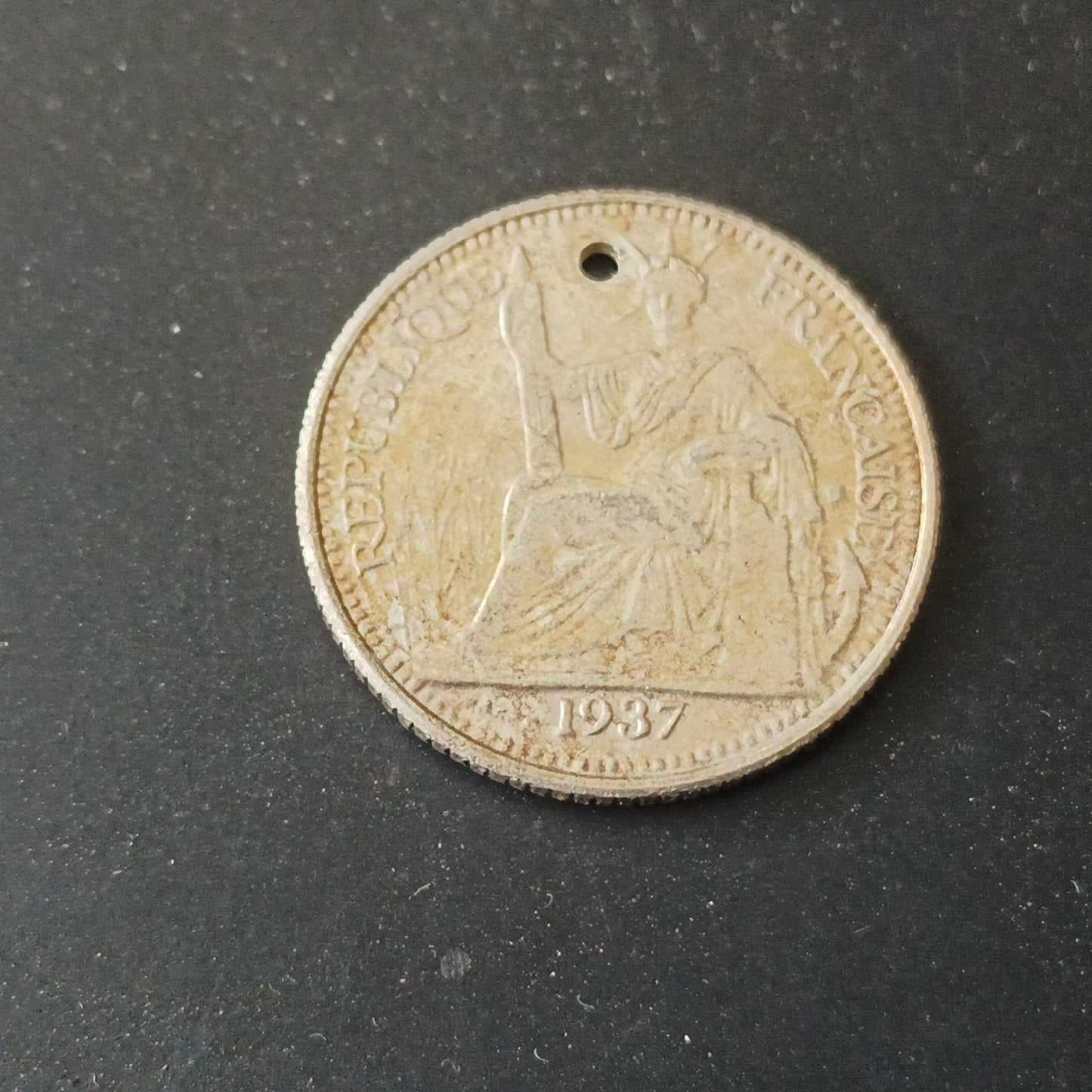 10 Cents (Pattern) Copper Nickel 1937 - French Indochina (Ref : AUC1382)
