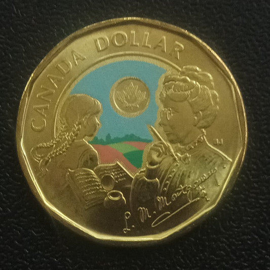 1 Dollar 2024 UNC (150th Birth Anniversary of L.M. Montgomery) - Canada Colored Coin