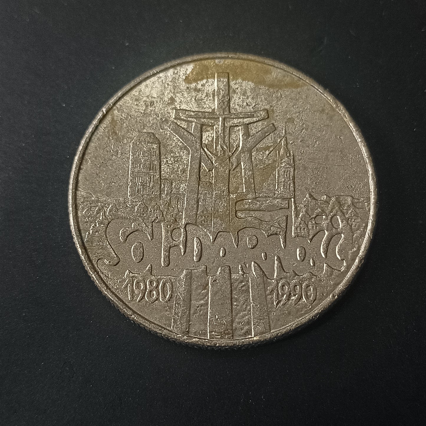 10000 Zlotys 1990 (10 years of Solidarity) - Poland