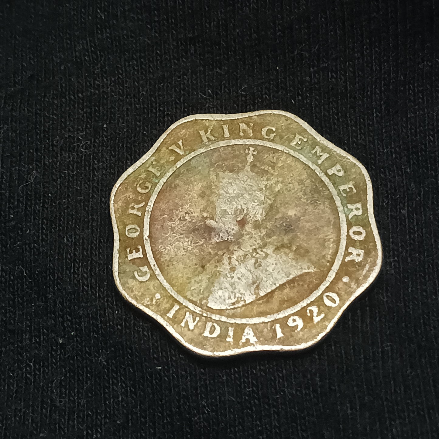 4 Anna 1920 Calcutta Scarce (Ref : 140621)