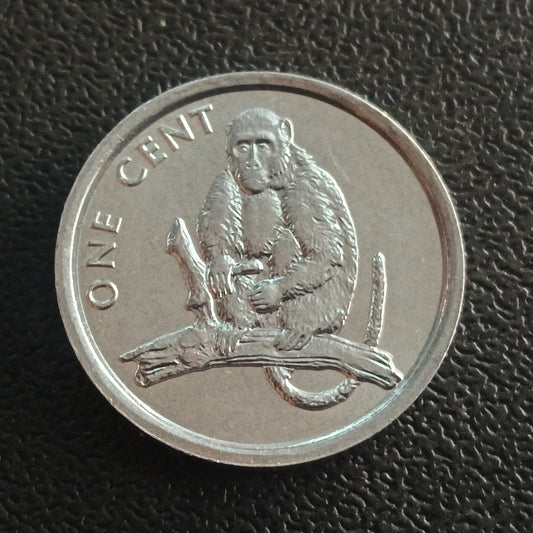 1 Cent 2003 UNC (Monkey) -  Cook Islands