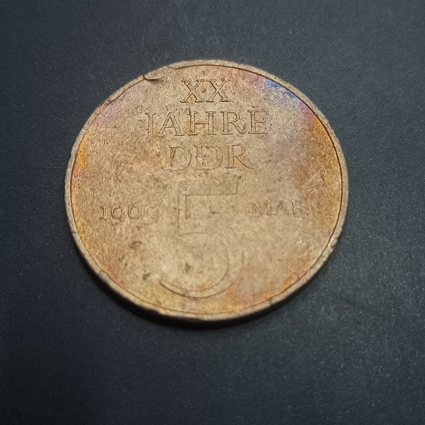 5 Mark 1969(20th Anniversary of the founding of the GDR 1949-1969) - Germany (Ref: AUC1877)