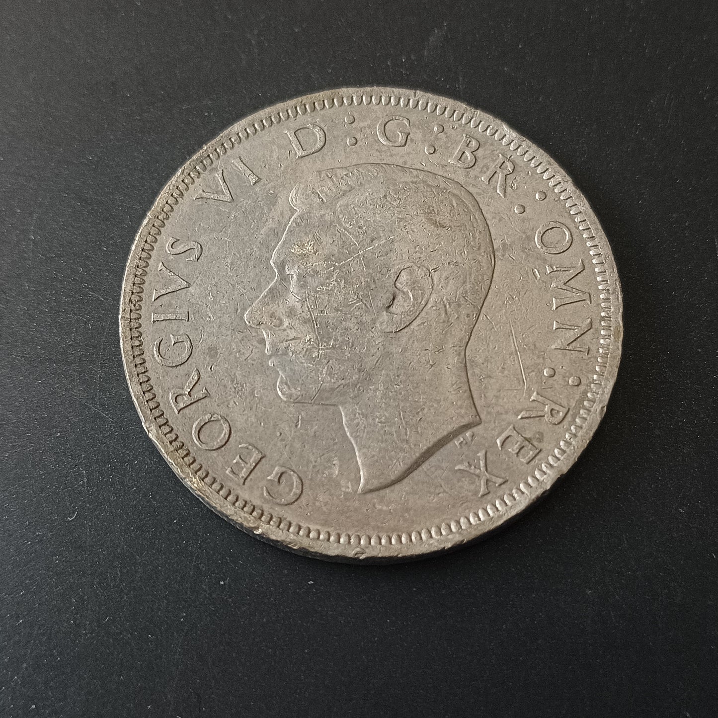 1/2 Crown 1948- George VI - United Kingdom (Ref: AUC1686)