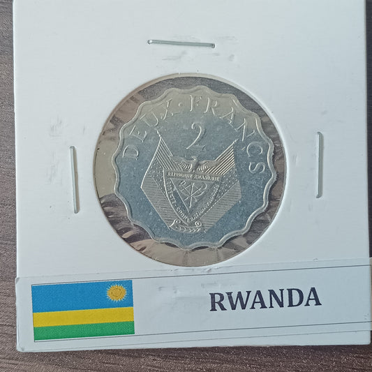 2 Francs 1970 UNC (FAO) - Rwanda
