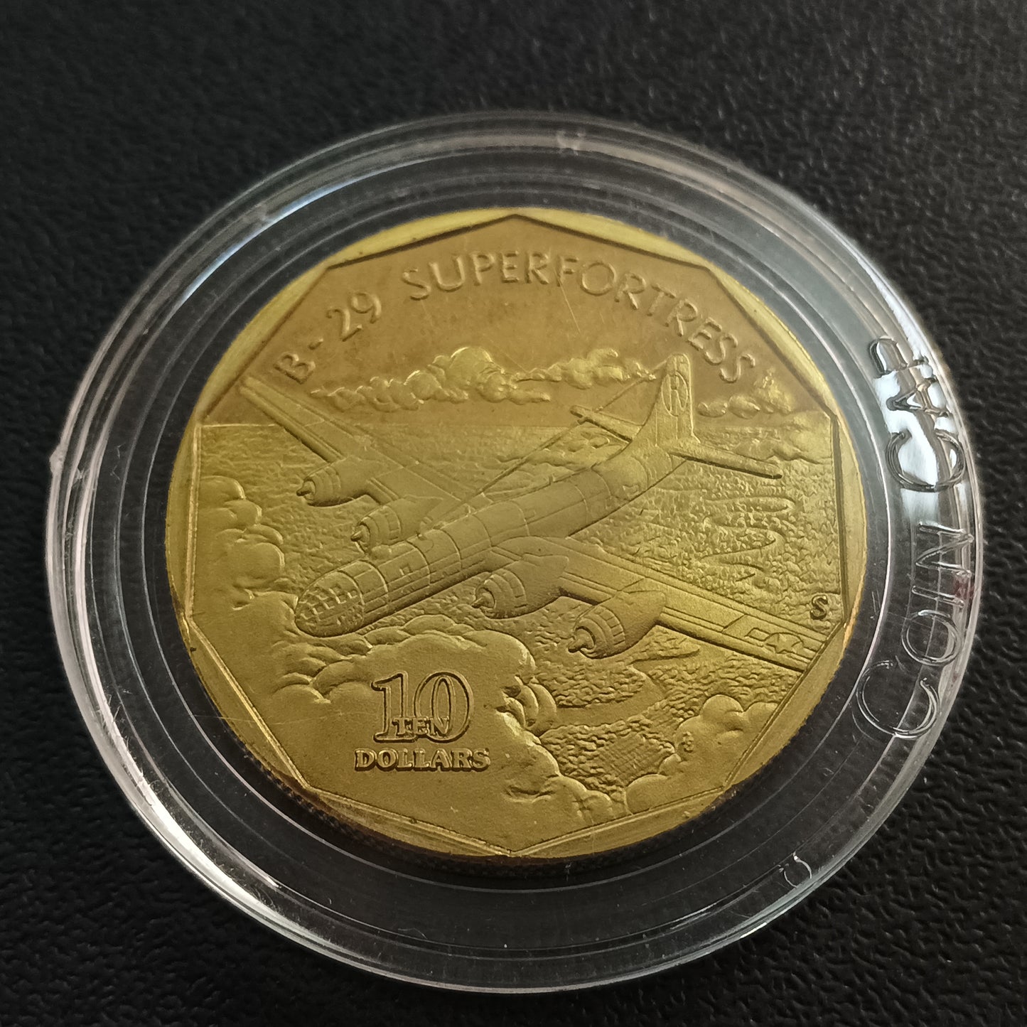 10 Dollars 1991 UNC : WW2 Fighter Planes Series - B-29 Superfortress - Marshall Islands