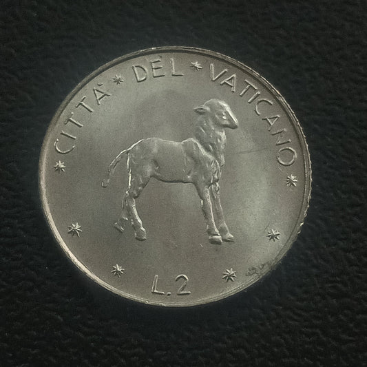 2 Lire 1973 UNC - Vatican City