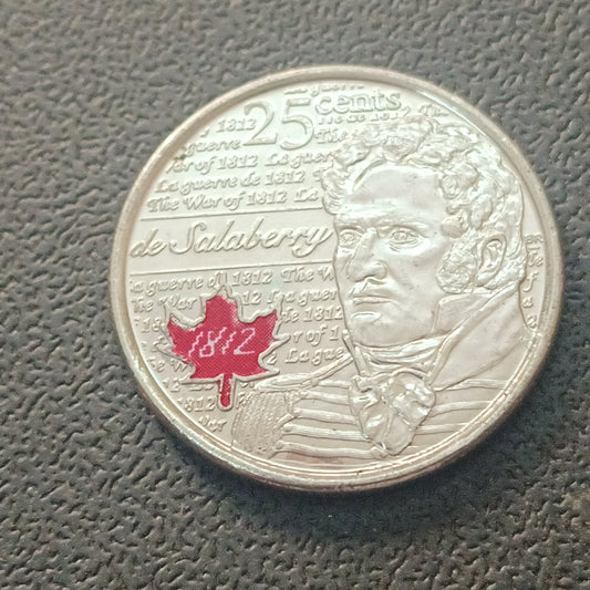 25 Cents 2013 (De salaberry: The War of 1812) - Canada - Colored