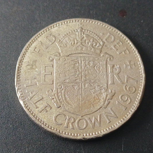 1/2 Crown 1967- Elizabeth II - United Kingdom (Ref: AUC1672)