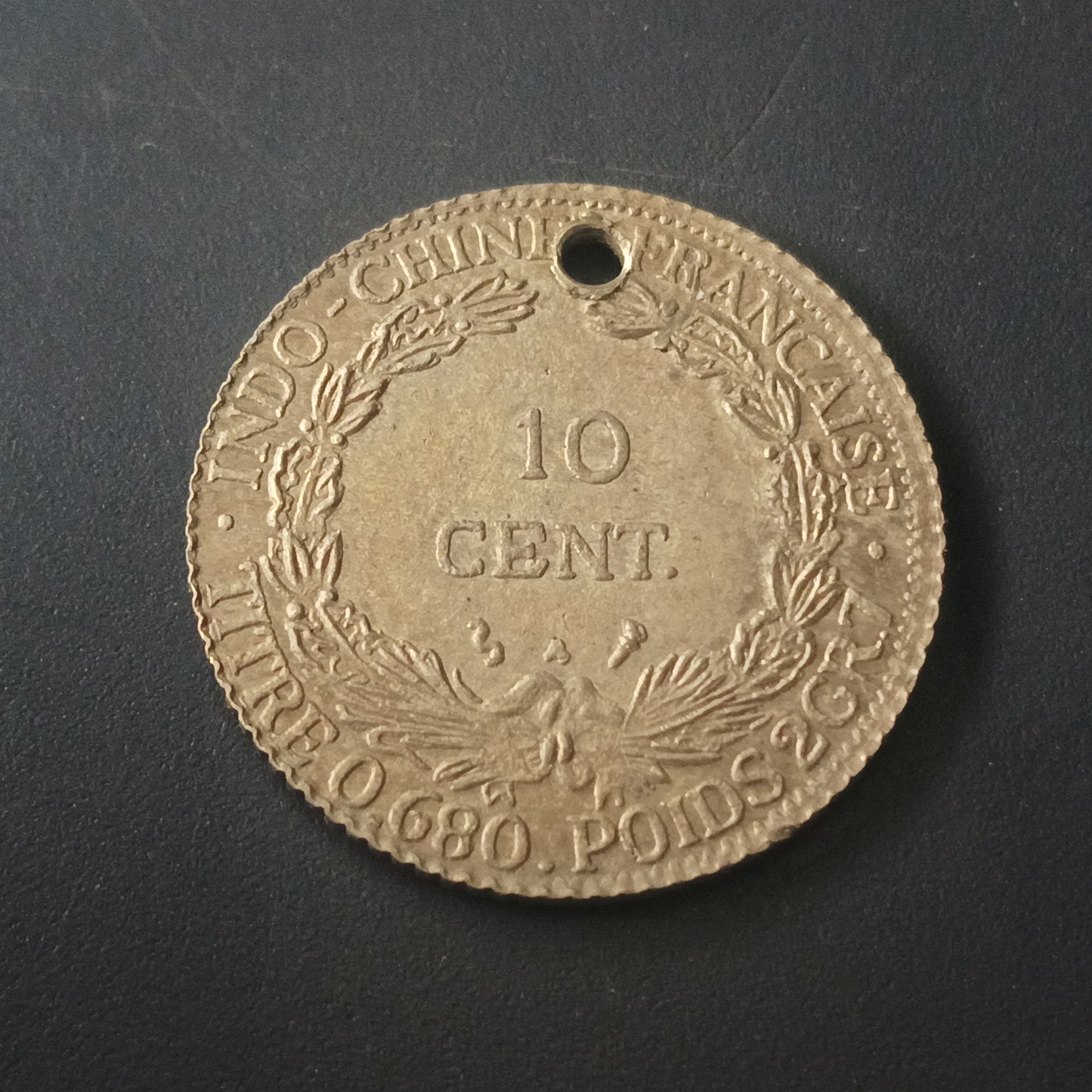 10 Cents 1937 - French Indochina  - (Ref : AUC1330)