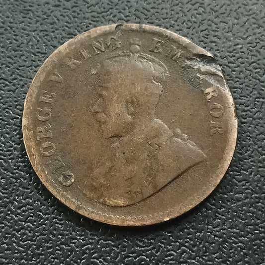 1/4 Anna 1911 George V Rare  - (Ref : AUC1998)